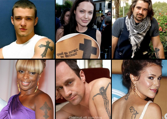 celebrity_cross_tattoo